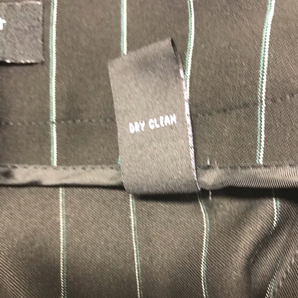 Context Green Pinstriped Pants - image 4